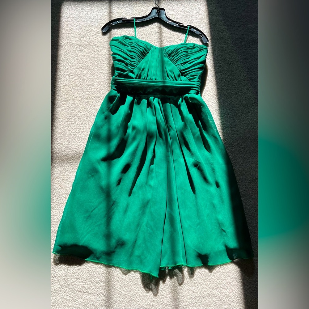 Badgely Mischka size 4 chiffon sleeveless dress